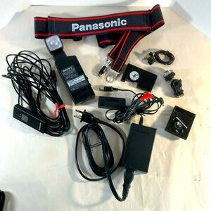 Miscellaneous Photo Gear Video Light, Remote Control, Power Adapter, Strap